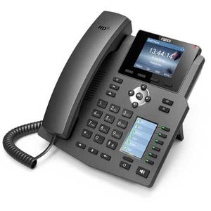 Fanvil X4G Teléfono línea empresarial Pantalla multicolor 30 teclas DSS PoE Gigabit