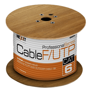 Nexxt Caja cable F/UTP Cat6 305mts NEGRO CMX Exterior
