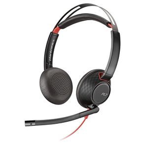 Poly Audífono Blackwire 5220, Dual 3.5mm y USB Type-A Stereo On-Ear