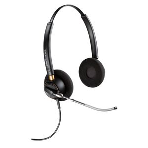 Poly Audífonos Encore Pro HW520V, Biaural, Over-Ear, Negro