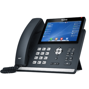 Yealink SIP-T48U Teléfono SIP Ultra elegante pantalla táctil 7” doble puerto Giga bit 16 cuentas Voip