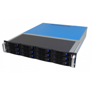 Linkmade 2U Storage Case p/Rack 12x3,5-Hotswap MATX req/Fuente-ATX