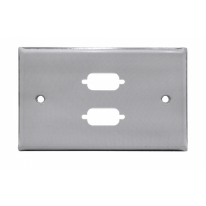 Linkmade 2-VGA FACEPLATE METALICO REQUIERE-2X/VGA-HH 70x114mm