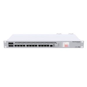 Mikrotik CCR1036-12G-4S-EM Router industrial 1U 12GB 4xSFP LCD 36 cores 1.2GHz CPU 8GB RAM