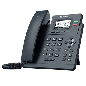 Yealink SIP-T31P Teléfono IP básico con 2 líneas y voz HD