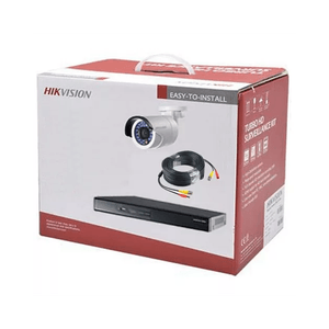 Hikvision KIT DVR 8ch + 8 Bullet IP66 + 8 Rollos BNC 20mt + HDD 1TB