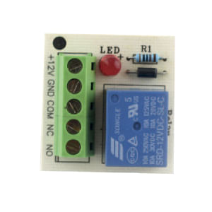 Zkteco Modulo de Relé 12VCD NC/NA Relay LED