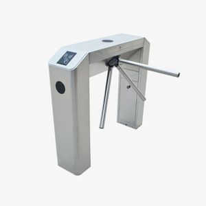 Zkteco Torniquete simple abatible linea PRO lector RFID incluye 2 FR1500 y 1 INBIO260 instalados
