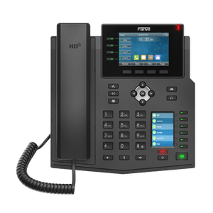Fanvil X5U Teléfono línea ejecutiva Gigabit Pantalla color 3,5 pulgadas Pantalla 40 teclas DSS PoE IPv6 Opus Bluetooth