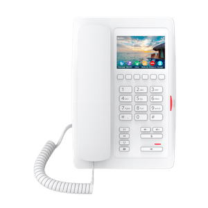 Fanvil H5W Teléfono gama alta para hotel con pantalla a color de 3,5" (blanco/negro) POE WIFI