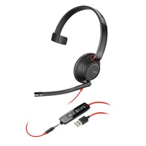 Poly Audífonos BLACKWIRE 5210 Monoaural USB A