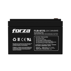 Forza Batería sellada recargable 12V/7Ah, AGM, sin mantenimiento