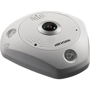 Hikvision DS-2CD6365G0-IVS1.27mm Cámara IP Ojo de pez DeepinView de 6 MP