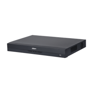 Dahua NVR4216-EI Grabador de vídeo IP WizSense de 16 canales, 1U, 2 HDD