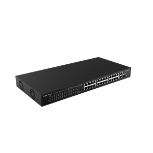 Reyee RG-ES126S-LP-V2 Switch rackeable No admin 24 Puertos PoE 10/100Mbps 4 puerto 10/100/1000Mbps