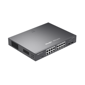 Reyee RG-ES218GC-P Switch Smart cloud 16 puertos PoE 10/100/1000 Mbps 2 SFP 240W