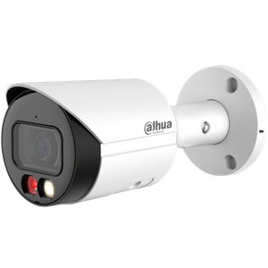 Dahua DH-IPC-HFW2449SP-S-IL-0360B Cámara IP tipo bala WizSense de 4 MP con luz dual inteligente y foco fijo