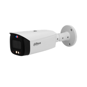 Dahua DH-IPC-HFW3449T1P-AS-PV-0280B-S5 Cámara bullet IP 4MP TiOC 2.0 2.8 mm luz roja/azul y sirena.